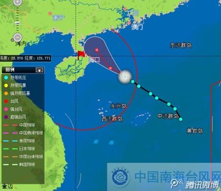 南海热带低压最新动态，影响分析、预测与持续关注