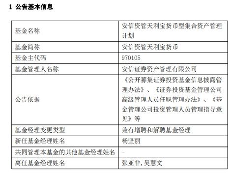 安信天利宝最新收益报告详解